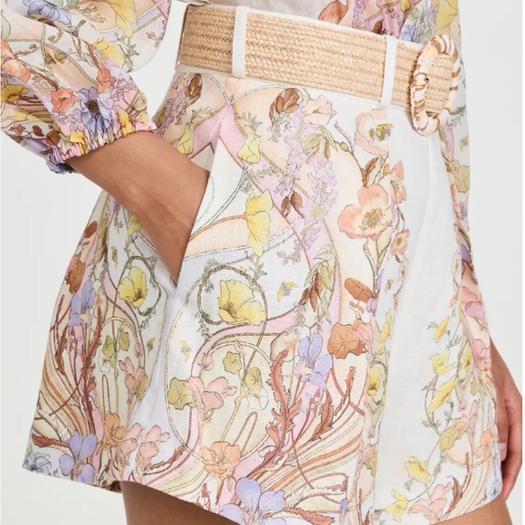 Zimmermann Jeannie Linen Shorts - Picture 5 of 10